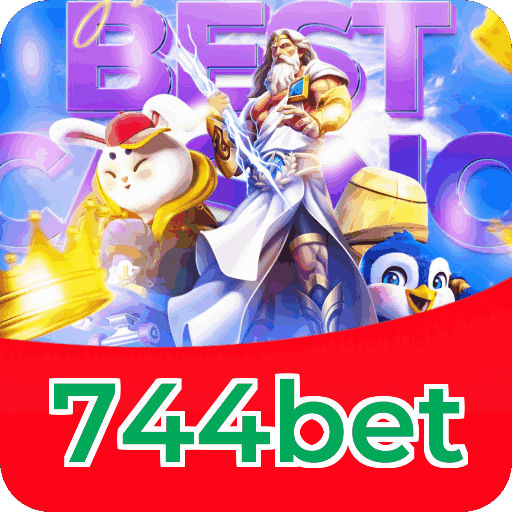 Fluxo de download do app 744bet — referência visual